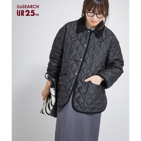 25周年別注』Traditional Weatherwear×UR キルティングハーフコート 