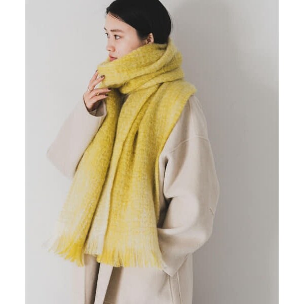 『別注』THROW×URBANRESEARCHMohairShaggyStole