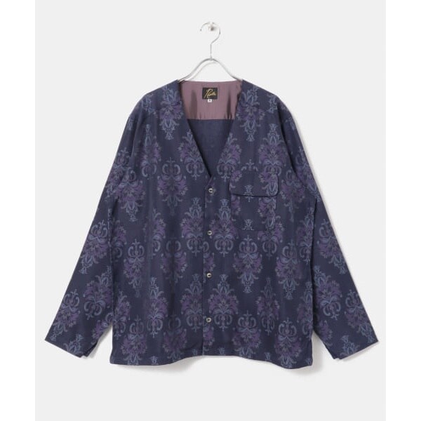 NEEDLES 別注 Track Vneck Tops ナイロン 半袖 NEEDLES 別注 なら Track Vneck Tops ナイロン 半袖
