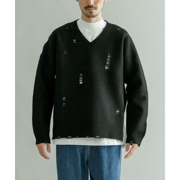 DAIRIKU Rotten Damage Knit Pullover | アーバンリサーチ(URBAN