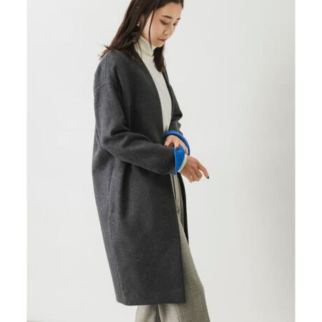 ENFOLD ウールリバー1ノーカラーコート | アーバンリサーチ(URBAN  