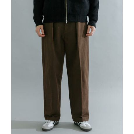 ヘビーツイルストレッチタックワイドパンツ | アーバンリサーチ(URBAN 