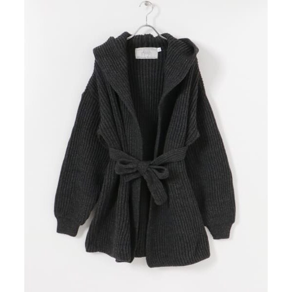 カーディガン 「別注」OLDDERBY KNITWEAR×UR　Open Front Hoodie レディース 別注』OLDDERBY KNITWEAR×UR Open Front Hoodie[OFH-UR-UL37