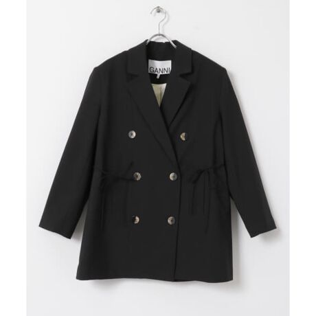GANNI DrapeyMelangeOversizedBlazer | アーバンリサーチ(URBAN 
