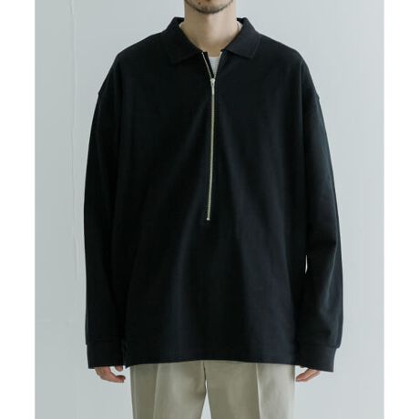REVERBERATE ZIP LONG SLEEVE POLO | アーバンリサーチ(URBAN RESEARCH 