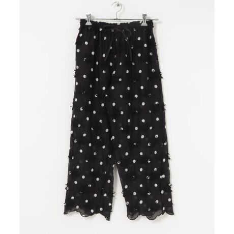 crinkle crinkle crinkle 3D embroidery dot pants | アーバンリサーチ  
