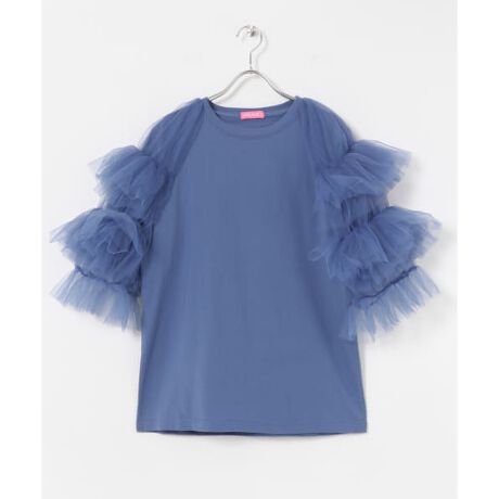 VIVIANO Tulle Sleeve T-shirts | アーバンリサーチ(URBAN RESEARCH 