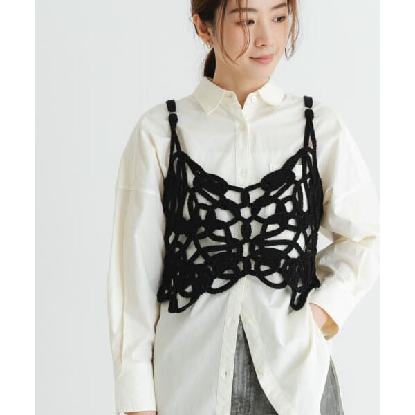 【25SS／新品】アーバンリサーチ／コードレースビスチェ コードレースビスチェ（ニット/セーター）｜URBAN RESEARCH