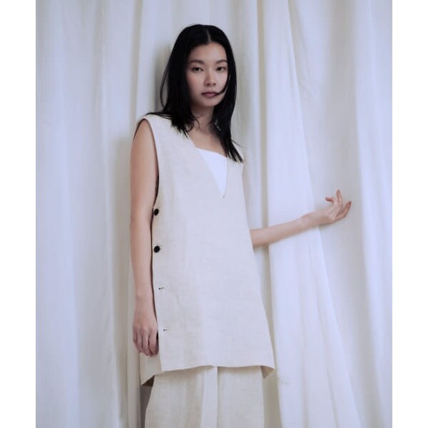 URBAN RESEARCH◆ブラウス/FREE/コットン/WHT/無地/ura5-23c020/25ss/ノースリーブフリルブラウス ノースリーブフリルブラウス[URA5-23C020]｜URBAN RESEARCH公式