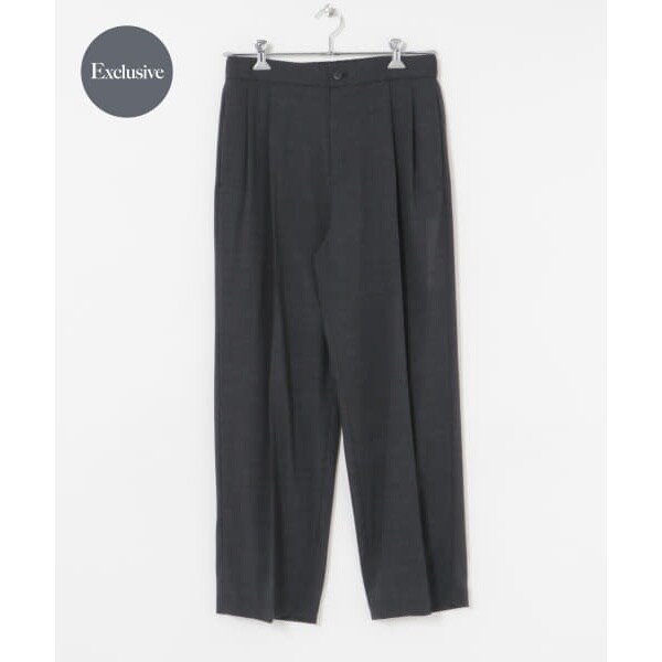 別注ATON×URBAN RESEARCH　2タック EASY PANTS 別注』ATON×URBAN RESEARCH TWO TUCKED EASY PANTS[UMA4
