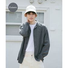 『別注』BROOKS BROTHERS×UR　OPEN COLLAR L/S SHIRTS