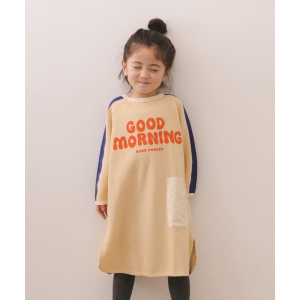 WEB限定 BOBO CHOSES Good Morning アーバンリサーチ クーポン対象外 dress fleece 【正規品質保証】 ドアーズ KIDS