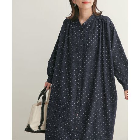 ドットギャザーワンピース アーバンリサーチ ドアーズ Urban Research Doors Dr17 26m702 ファッション通販 マルイウェブチャネル