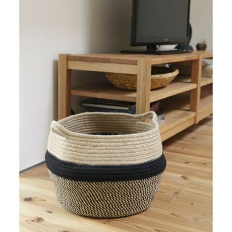 コットンジュートバスケット