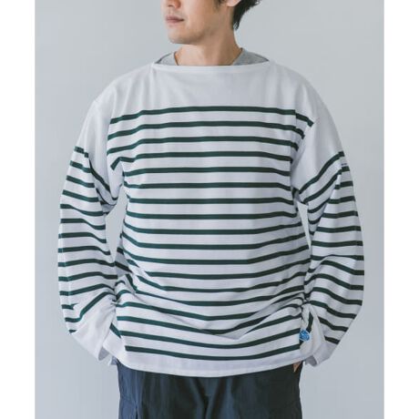 ORCIVAL WIDE BODY BOAT NECK LONG-SLEEVE PULLOVER | アーバン 