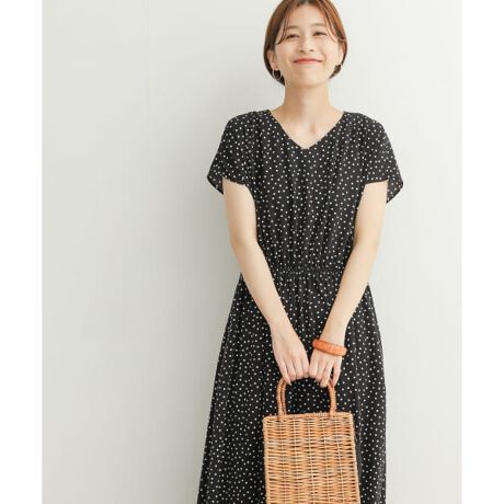 Vネックドットワンピース アーバンリサーチ ドアーズ Urban Research Doors Dr25 26g108 ファッション通販 マルイウェブチャネル