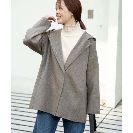 ウールフードショートコート | アーバンリサーチ ドアーズ(URBAN  