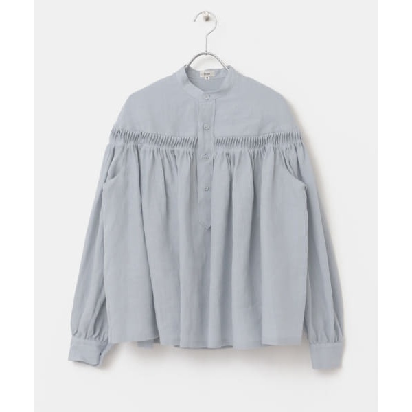 WEB/一部店舗限定』Scye Belgian Linen Tuck Shirts | アーバン 
