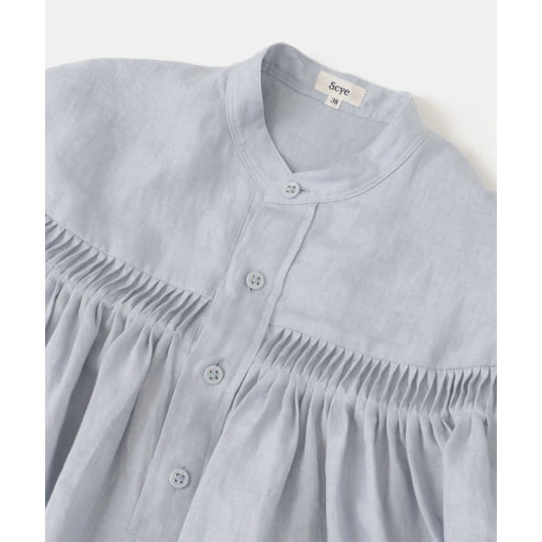 WEB/一部店舗限定』Scye Belgian Linen Tuck Shirts | アーバン 