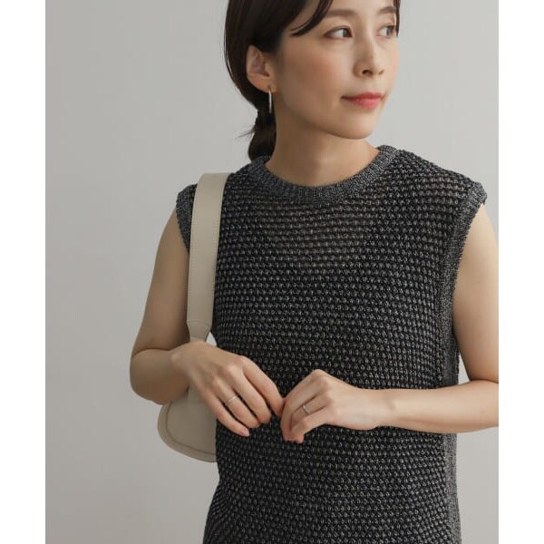 新品同様【JIL SANDER】ざっくり編みノースリーブニット ジルサンダー レース ノースリーブニット - メルカリ