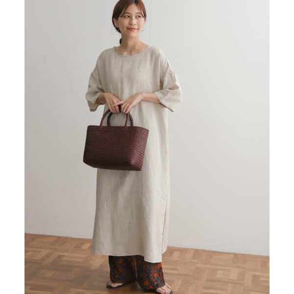 DOORS リネンサイド釦スリットワンピース　 アーバンリサーチドアーズ リネンシャツワンピース | アーバンリサーチ ドアーズ(URBAN