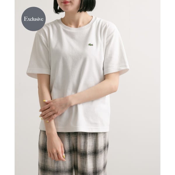 『別注』LACOSTE×DOORSパイルクルーネックTシャツ