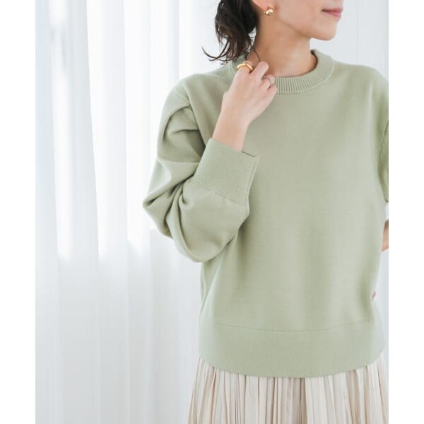 URBAN RESEARCH DOORS / アーバンリサーチ ドアーズ 『UR TECH 200日ニット』スウェットライクプルオーバー セール】『UR TECH 200日ニット』スウェットライクプルオーバー
