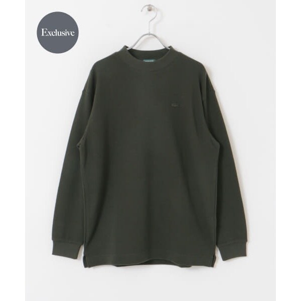 別注』LACOSTE×DOORS thick pique mock Long-Sleeve | アーバン
