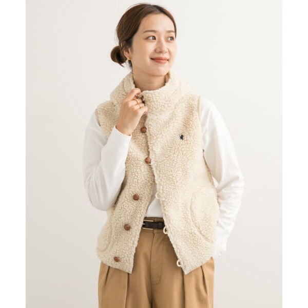URBAN RESEARCH - Gymphlex✭ボアベスト GYMPHLEX BOA HOODED VEST | アーバンリサーチ ドアーズ(URBAN