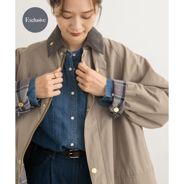 別注　アーバンリサーチ barbour×doors SPEYLONG コート 楽天市場】『別注』Barbour / DOORS SPEYLONG／アーバンリサーチ