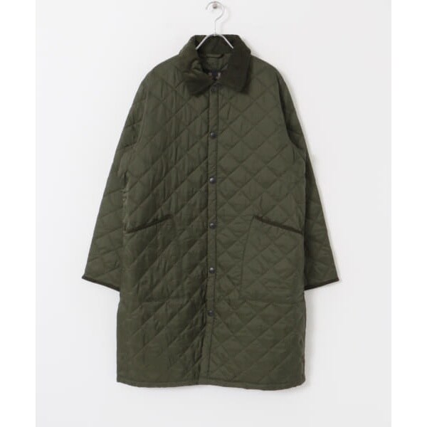 Barbour ユナイテッドアローズ別注ロングコート サイズ40 オリーブ Barbour ユナイテッドアローズ別注ロングコート サイズ40 オリーブ