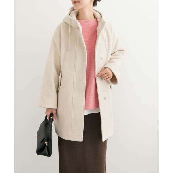 URBAN RESEARCH DOORS ループフードコート新品 アーバンリサーチドアーズ URBAN RESEARCH DOORS ループフード