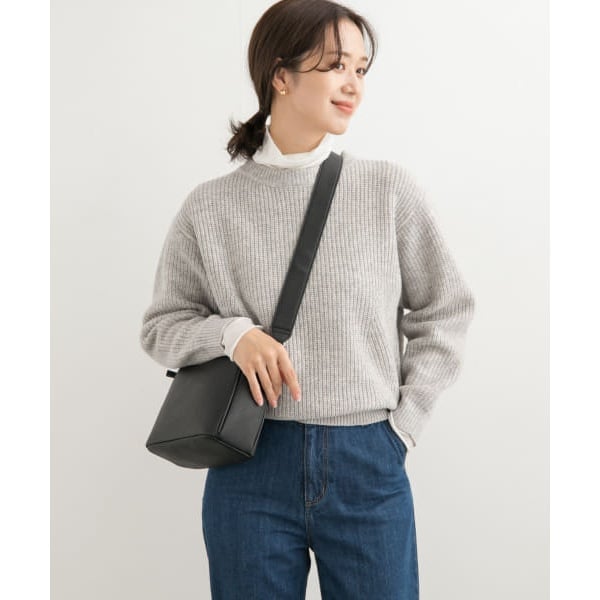 URBAN RESEARCH DOORS ニット ウール100% ゆったり 4サイズ展開』手洗い可 WOOL100% クルーネックニット[DR37