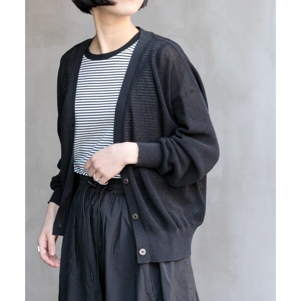 URBAN RESEARCH ITEMS - おまとめ　URBANRESEARCH　カーディガンAMERICAN HOLIC UR TECH ひやサラクール』リネン混Vネックショートカーディガン