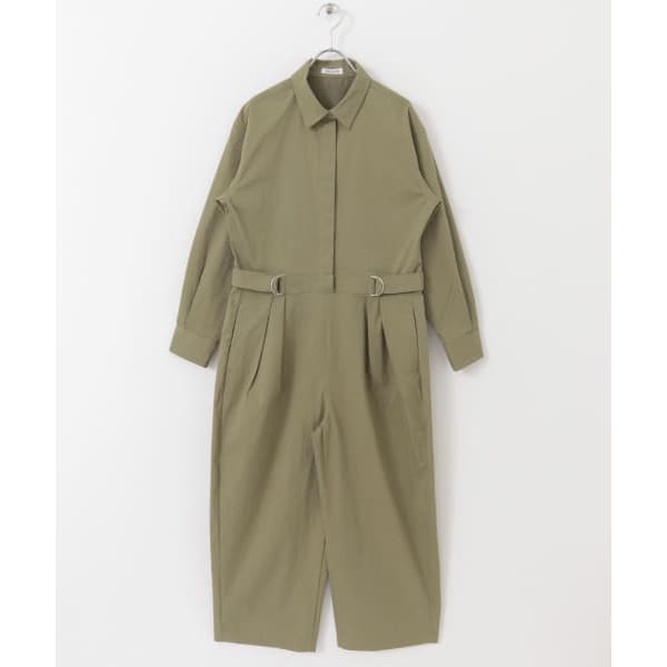 MOUSSY（マウジー）の「GATHER SHOULDER オールインワン（つなぎ