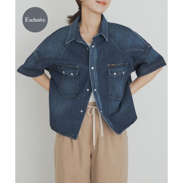 URBAN RESEARCH DOORS / アーバンリサーチ ドアーズ 『別注』Lee101×DOORS　SHORT SHIRTS 別注』Lee101×DOORS SHORT SHIRTS[DWA4-LB9222-CP]｜URBAN