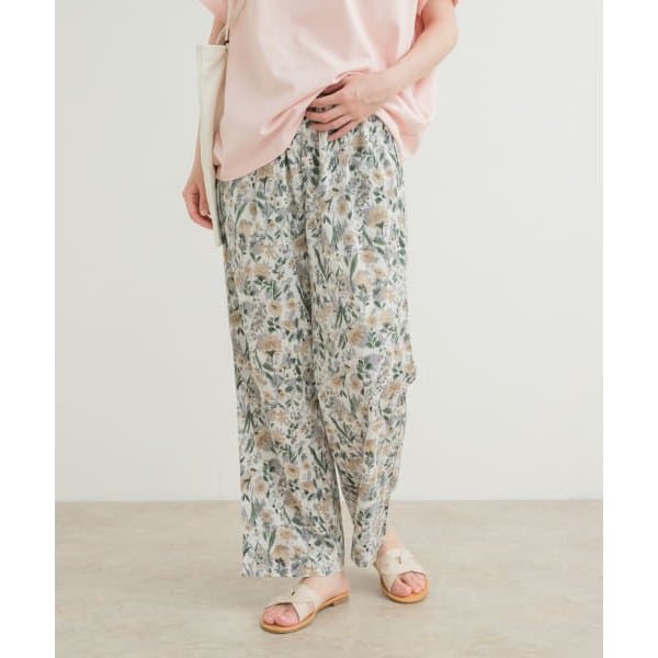 新品　Spick & Span ボーダークロッシェパンツ ボーダークロッシェパンツ | スピック＆スパン(Spick and Span