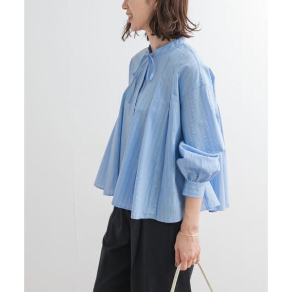 ストライプリボンフレアブラウス | アーバンリサーチ ドアーズ(URBAN