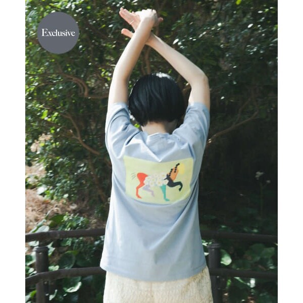 URBAN RESEARCH DOORS / アーバンリサーチ ドアーズ 『別注』Common Noun×DOORS　HORSE Kana Akiyama T-shirts 別注』Common Noun×DOORS HORSE Kana Akiyama T-shirts[DWA5