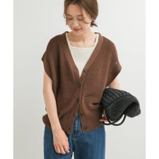 リネンライクVネックベスト