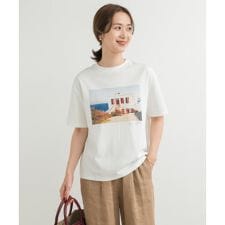 フォトプリント半袖Tシャツ