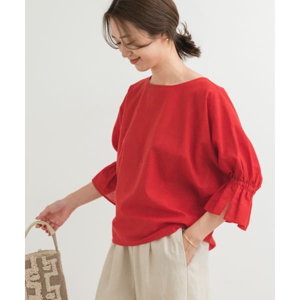URBAN RESEARCH DOORS - UR TECH Smart Linen Touch レイヤードブラウス URBAN RESEARCH DOORS（アーバンリサーチドアーズ）の「『UR