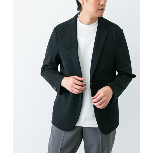 deres Ellie エブリデイジャケット　ネイビージャケット イージーケア』LIFE STYLE TAILOR サーフニットジャケット