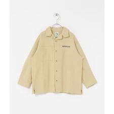 『WEB/一部店舗限定サイズ』 『セットアップ対応』 オープンカラーロゴ刺繍シャツ(KIDS)
