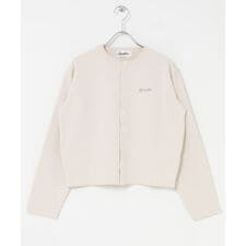 GYMPHLEX　SHORT CREW NECK CARDIGAN