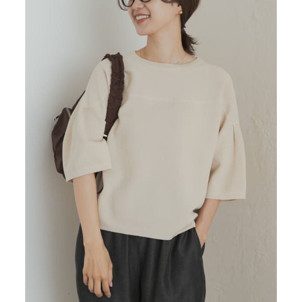 新品◎アーバンリサーチドアーズ◎ボトルネックKNITプルオーバー//ピンク URBAN RESEARCH DOORS（アーバンリサーチドアーズ）の「ボトル