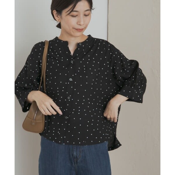 再入荷』Vネックウエストギャザーブラウス | アーバンリサーチ