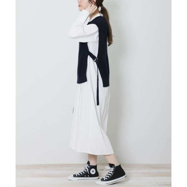 ニットベストxシャツワンピースセット | アーバンリサーチ