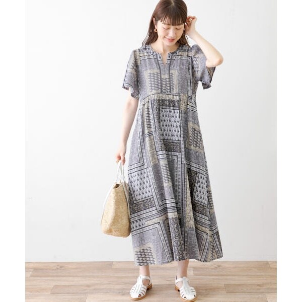 【loveneko】sonny label パネルプリントワンピース URBAN RESEARCH Sonny Label（アーバンリサーチサニーレーベル