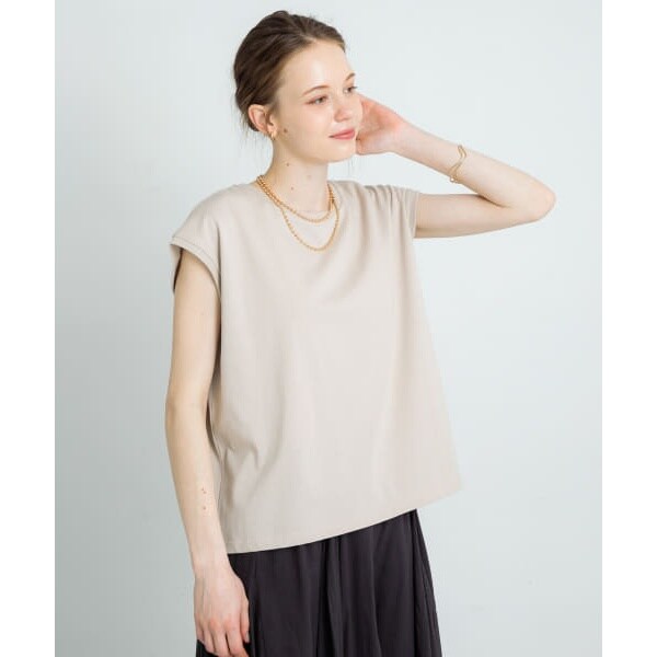 URBAN RESEARCH ROSSO / アーバンリサーチ ロッソ リンネル8月号掲載『UR TECH』Fby ROSSO　UVCUTバックテールフレアスリーブTシャツ URBAN RESEARCH ROSSO / アーバンリサーチ ロッソ リンネル8月号